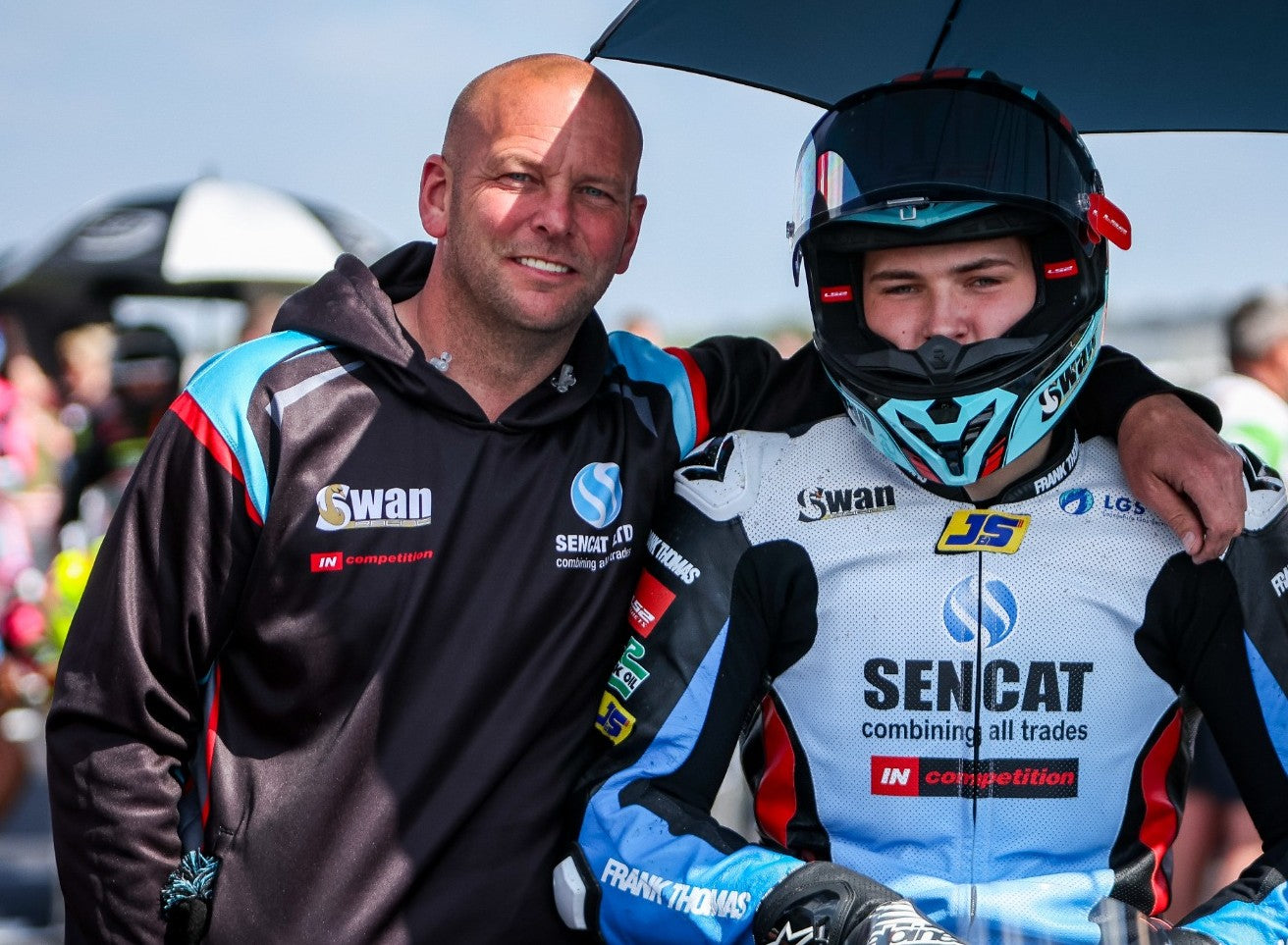 Sencat Swan Racing Hoodies
