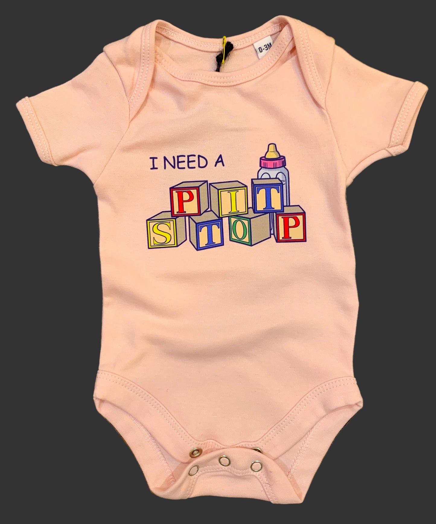 Gridkidz I Need A Pit Stop Bodysuit