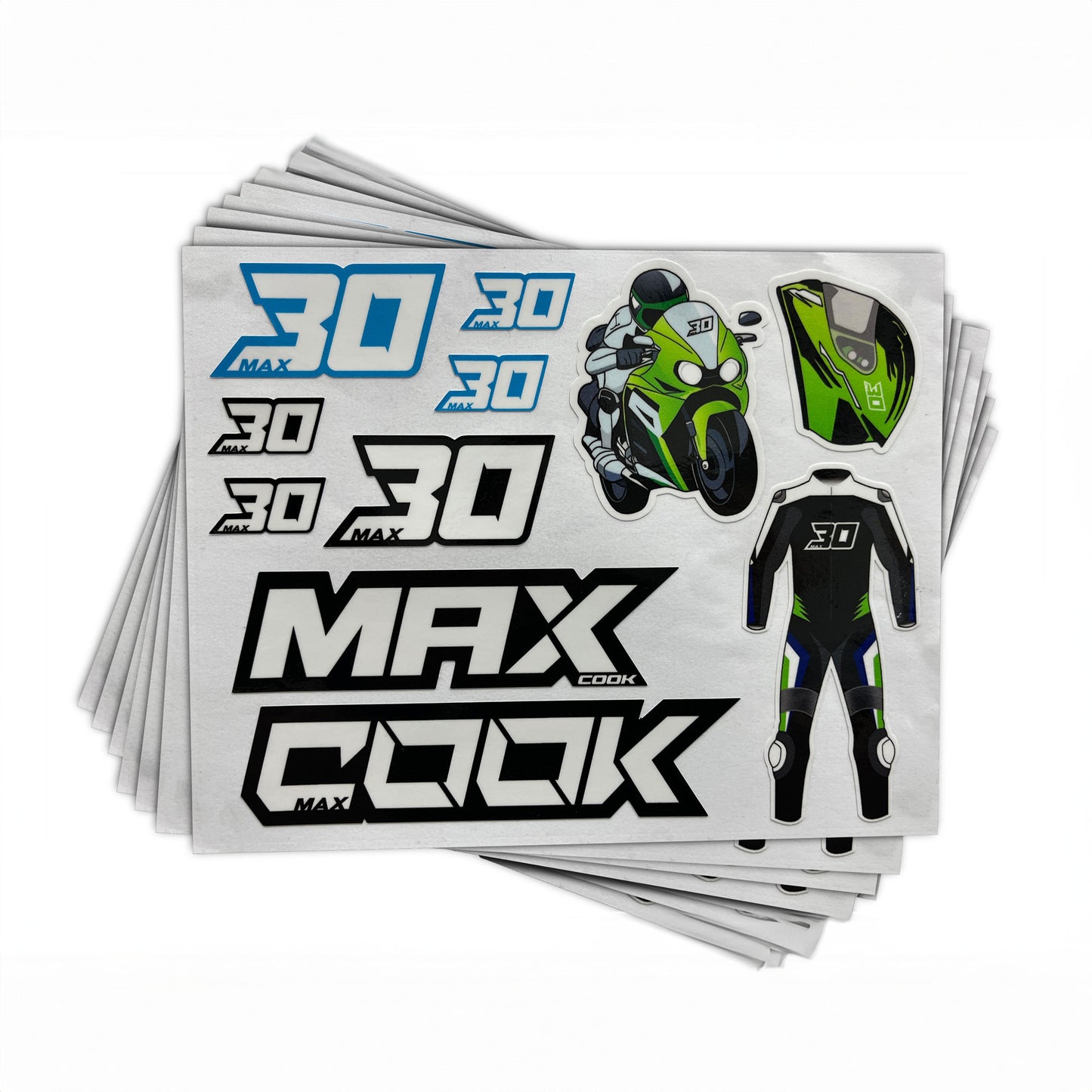 Max Cook 30 Sticker Set