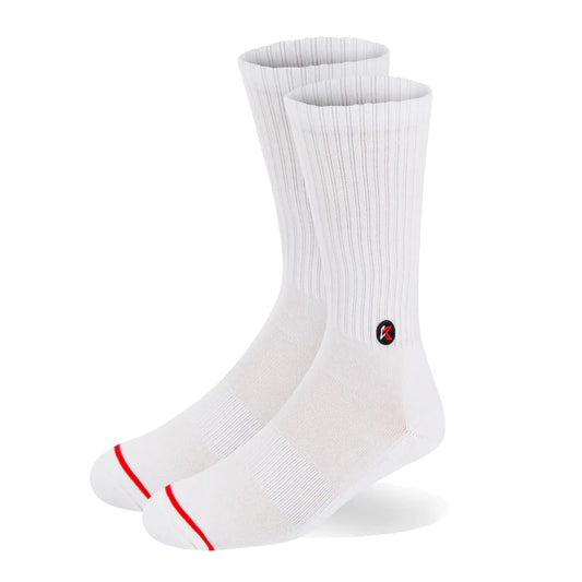 Kecks White Crew Sock