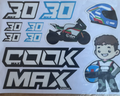Max Cook 30 Sticker Set
