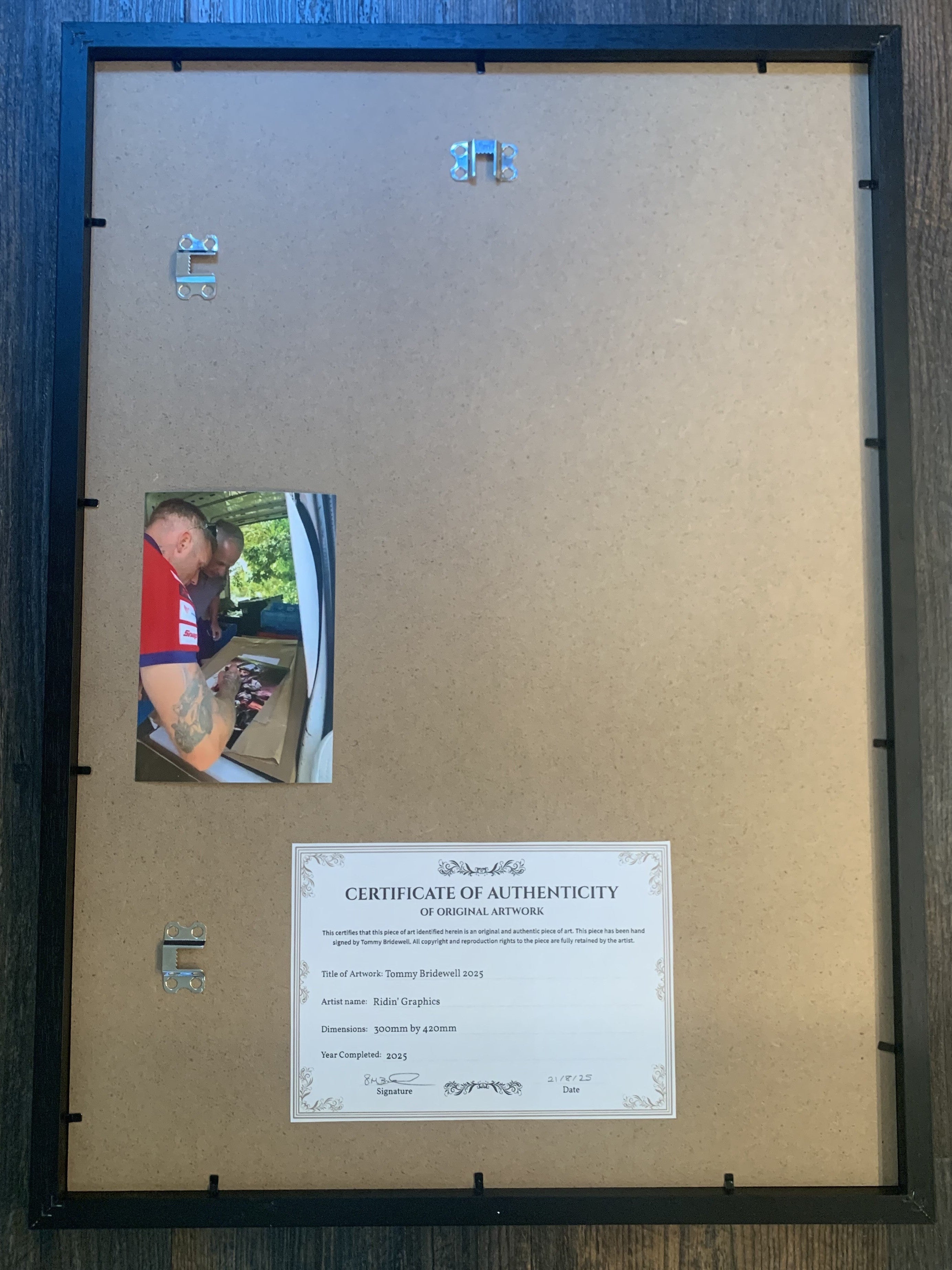 Tommy Bridewell Limtited Edition Signed Print 2025