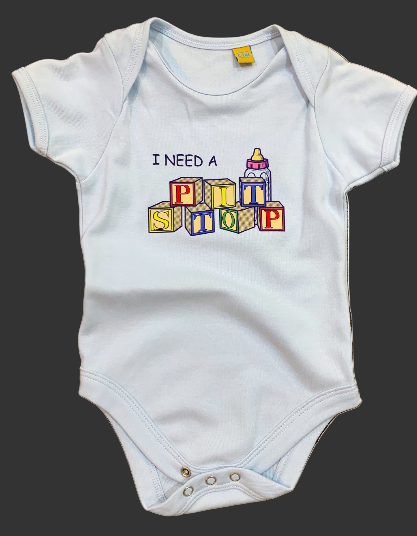 Gridkidz I Need A Pit Stop Bodysuit