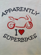 Gidkids Apparently I Love Superbikes T-Shirt