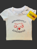 Gidkids Apparently I Love Superbikes T-Shirt