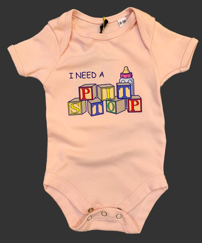 Gridkidz I Need A Pit Stop Bodysuit