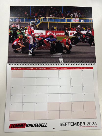 2026 Tommy Bridewell Calendar