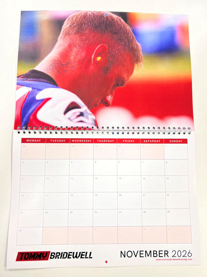 2026 Tommy Bridewell Calendar