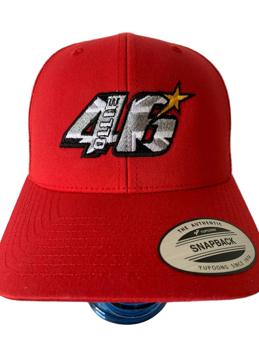 Tommy Bridewell Red 46 Snapback Cap