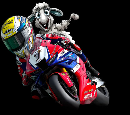 Tommy Bridewell Honda Sheep Sticker