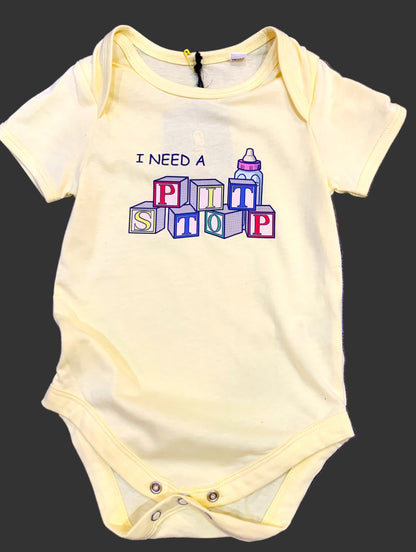 Gridkidz I Need A Pit Stop Bodysuit