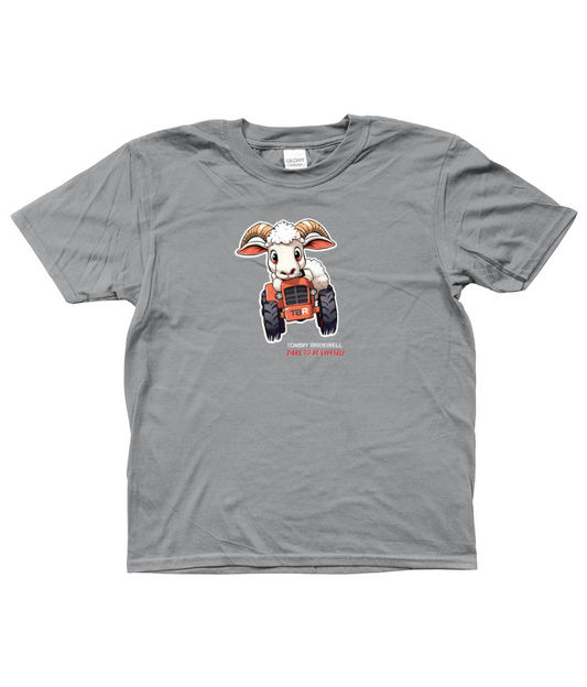 Tommy Bridewell Kid`s Sheep on Tractor T Shirt